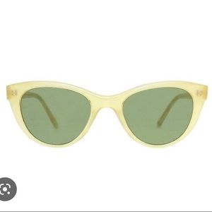 Clare V. x Garrett Leight Sunglasses, Cat eye silhouette